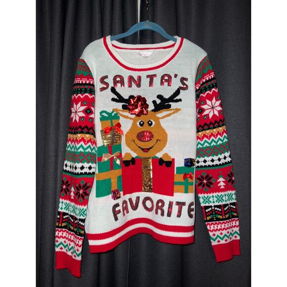 Ugly Christmas Sweater Xmas Size XL - Picture 1 of 3